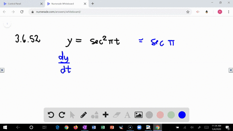 find-d-y-d-t-ysec-2-pi-t