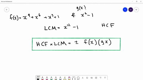 if-the-lcm-of-the-polynomials-x9x6x31-and-x6-1-is-x12-1-then-their-hcf-is-1-x31-2-x61-3-x3-1-4-x6-1