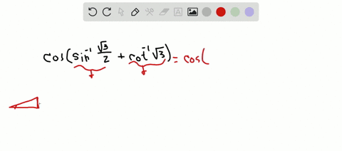 find-the-exact-value-of-the-expression-cos-leftsin-1-fracsqrt32cot-1-sqrt3right