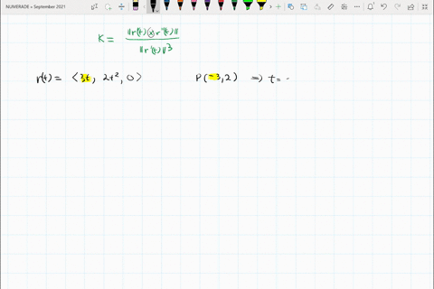 find-the-curvature-boldsymbolk-of-the-curve-at-the-point-boldsymbolp-mathbfrt3-t-mathbfi2-t2-mathbfj