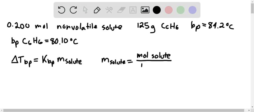 SOLVED:Boiling Point Elevation (See Example 14.6 and Chemistry Now ...