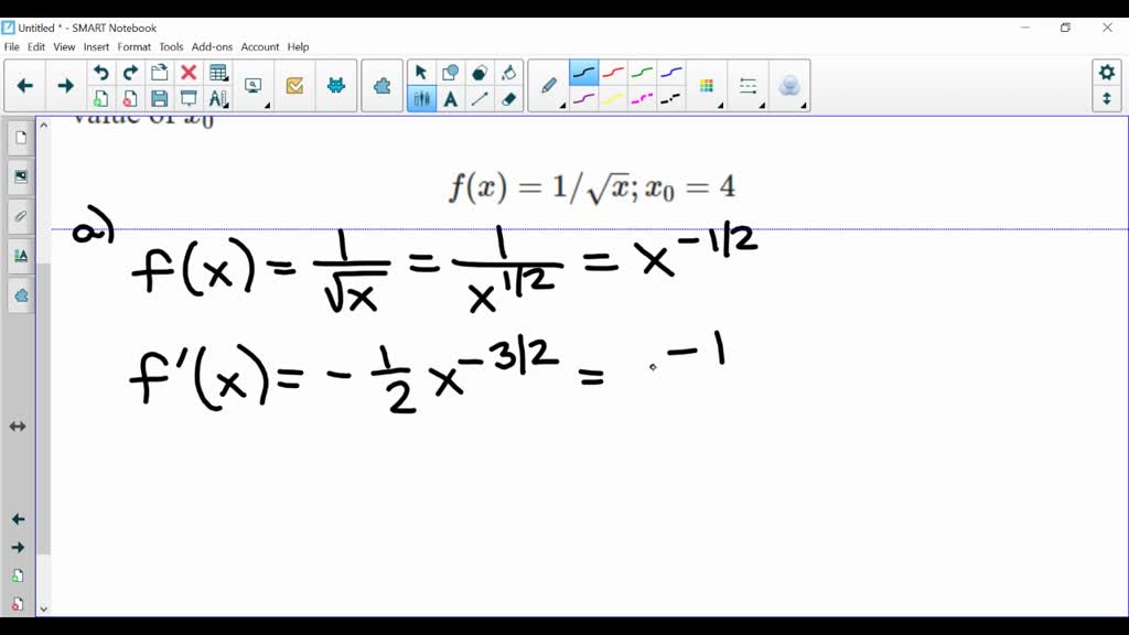 SOLVED:A function y=f(x) and an x -value x0 are given. (a) Find a ...