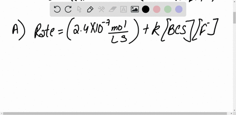 SOLVED: Partial rate factors may be used to estimate product ...
