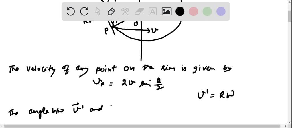 ⏩SOLVED:A disc of radius R rolls on a rough surface with constant ...
