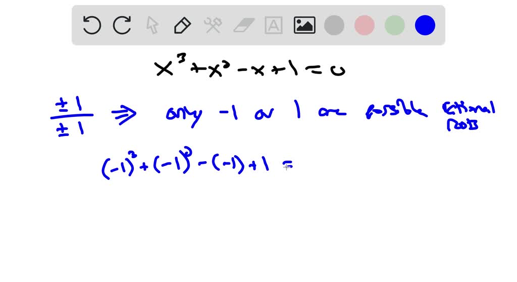 ⏩SOLVED:Show that the equation x^2+x+1=0 has no rational roots. | Numerade