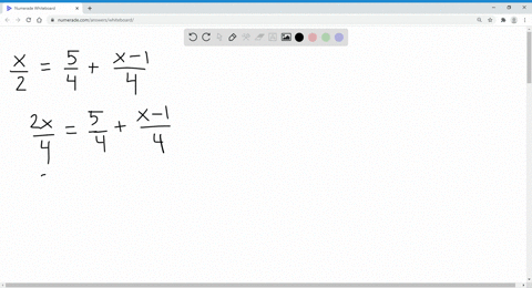 solve-each-equation-and-check-your-solutions-fracx2frac54fracx-14
