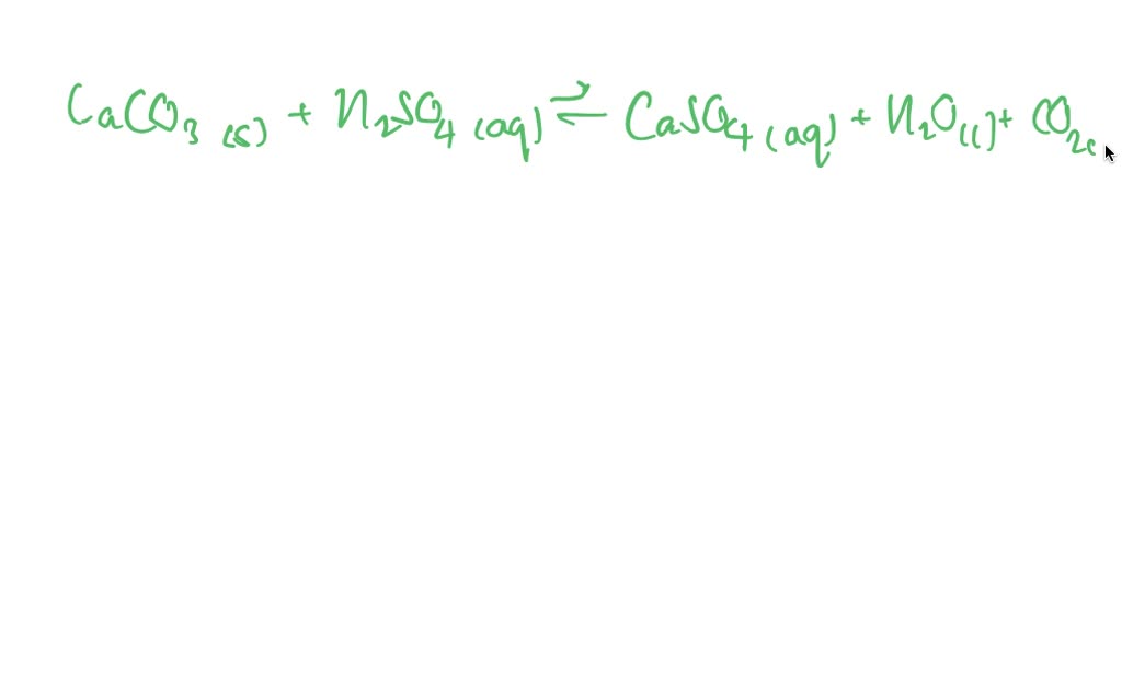 SOLVED 1) Name the gas evolved, when marble is dropped in dilute