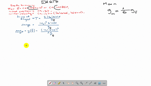 Solved:motion On The Moon The Acceleration Due To Gravity On The Moon 