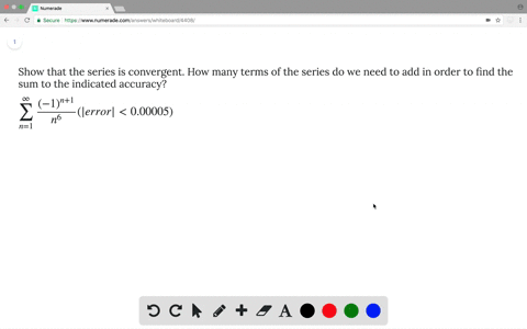 show-that-the-series-is-convergent-how-many-terms-of-the-series-do-we-need-to-add-in-order-to-find-t