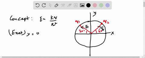 the-drawing-shows-two-positive-charges-q_1-and-q_2-fixed-to-a-circle-at-the-center-of-the-circle-the