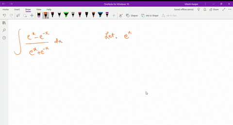 find-the-following-integrals-int-fracex-e-xexe-x-d-x