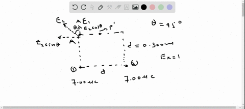 two-tiny-objects-with-equal-charges-of-700-mu-mathrmc-are-placed-at-the-two-lower-corners-of-a-squ-4