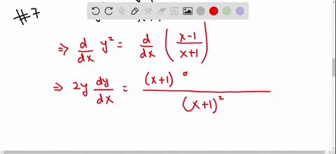 use-implicit-differentiation-to-find-d-y-d-x-in-exercises-1-14-y2fracx-1x1