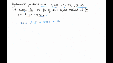 a-certain-experiment-produces-the-data-179254-and-3-9-describe-the-model-that-produces-a-least-squar