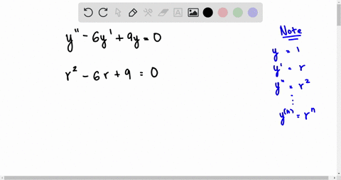 solve-the-differential-equationyprime-prime-6-yprime9-y0