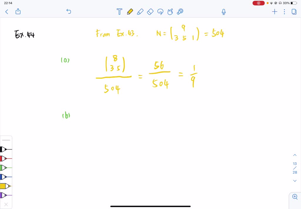 SOLVED:With reference to Exercise 3.34, suppose that the questionnaire