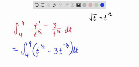 evaluate-the-integral-int_49-fract-3sqrtt-d-t