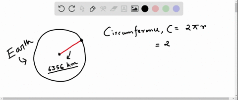 the-distance-from-the-surface-of-earth-to-its-center-is-6356-mathrmkm-what-is-the-circumference-of-e