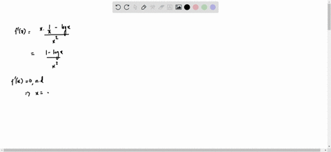 the-function-fxfraclog-xx-is-increasing-in-the-interval-a-12-e-b-0-e-c-22-e-d-leftfrac1e-2-eright