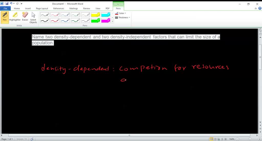 SOLVED:What is the difference between density-dependent and density ...
