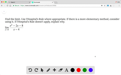 find-the-limit-use-lhospitals-rule-where-appropriate-if-there-is-a-more-elementary-method-consider-u