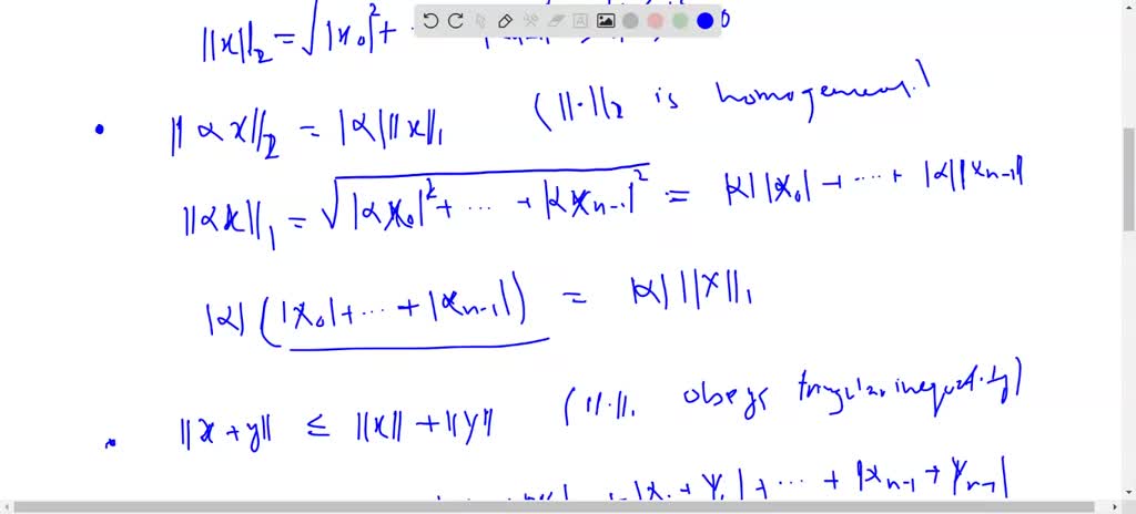 SOLVED:Prove that the matrix infinity norm is the operator norm of the ...