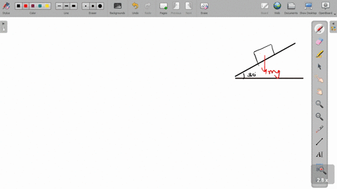 a-block-of-mass-2-mathrmkg-rest-on-a-plane-inclined-at-an-angle-of-30circ-with-the-horizontal-the-co