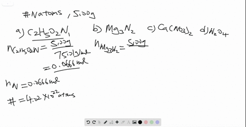 what-number-of-atoms-of-nitrogen-are-present-in-500-mathrmg-of-each-of-the-following-a-glycine-mat-2