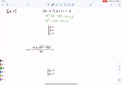 in-each-of-the-following-solve-the-given-quadratic-equation-exactly-using-the-quadratic-formula-w-12