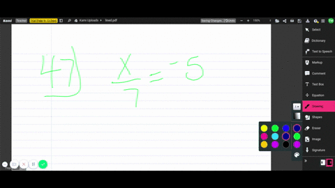 solve-each-equation-and-check-your-solution-see-examples-1-6-fracx7-5