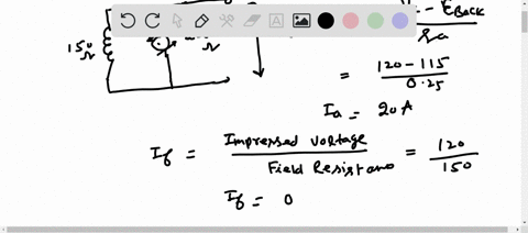 the-shunt-motor-shown-in-fig-33-5-has-an-armature-resistance-of-025-omega-and-a-field-resistance-o-2