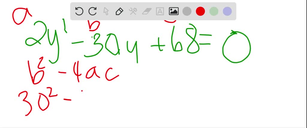 SOLVED:Determine Whether The Discriminant Is Positive, Negative, Or ...