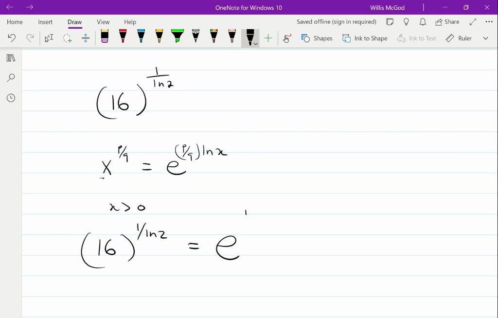 value of ln16