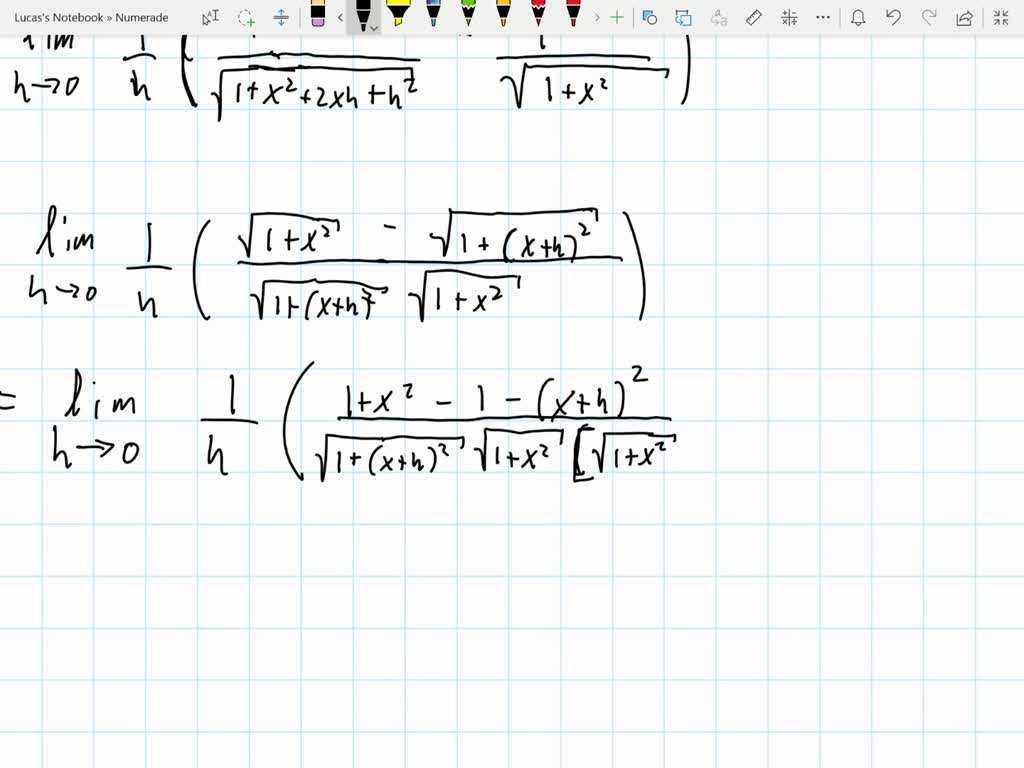 SOLVED:(a) Calculate The Derivative Of The Given Function Directly From ...