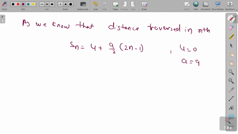 the-ratio-of-distances-traversed-in-successive-intervals-of-time-when-a-body-falls-freely-under-grav