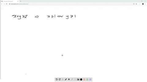 use-a-proof-by-contraposition-to-show-that-if-xy-geq-2-where-x-and-y-are-real-numbers-then-x-geq-1-o