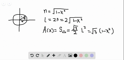 let-b-be-the-solid-whose-base-is-the-unit-circle-x2y21-and-whose-vertical-cross-sections-perpendicul