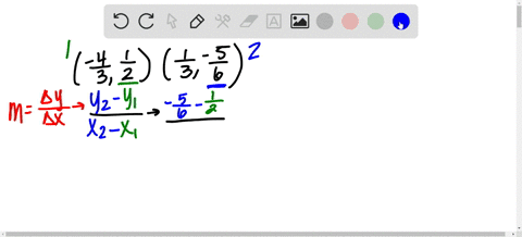 find-the-slope-of-the-line-through-each-pair-of-points-see-examples-2-4-left-frac43-frac12right-text