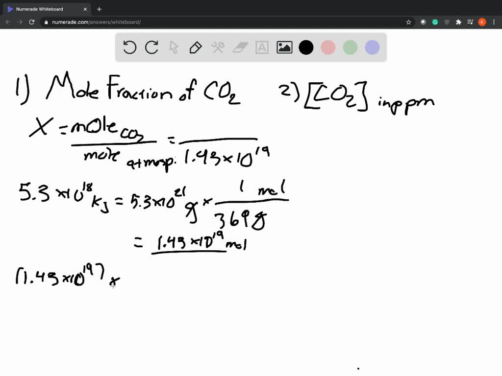 how to calculate ppm from mole fraction