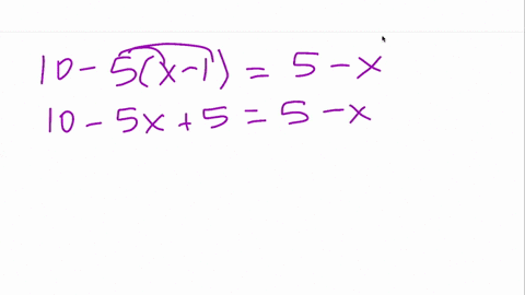 solve-10-5x-15-x