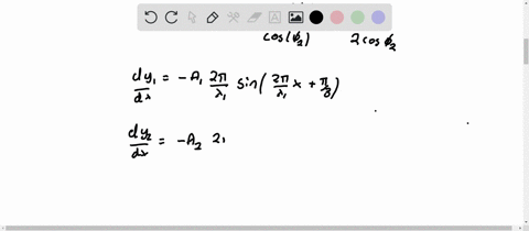 a-wave-has-the-form-ya-cos-2-pi-x-lambdapi-3-when-x0-for-x0-the-wavelength-is-lambda-2-by-applying-c