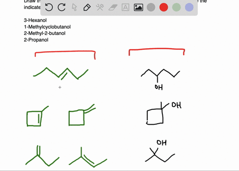 draw-the-structural-formula-of-an-alkene-that-undergoes-acid-catalyzed-hydration-to-give-the-indic-3