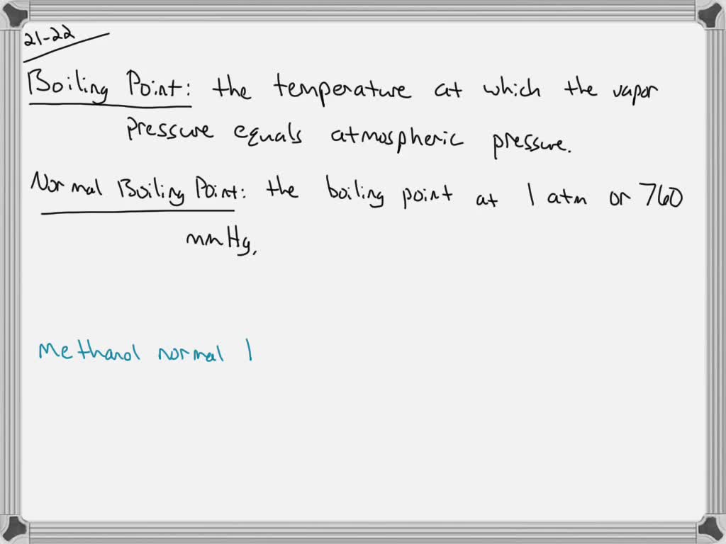 What Is The Normal Melting Point Of This Substance Meaning At Standard Pressure