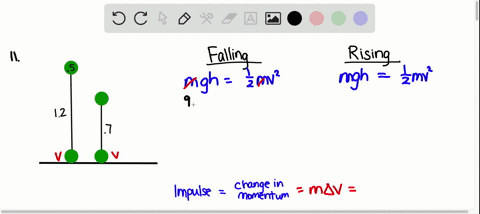 a-0500-mathrmkg-ball-is-dropped-from-rest-at-a-point-120-mathrmm-above-the-floor-the-ball-rebounds-s