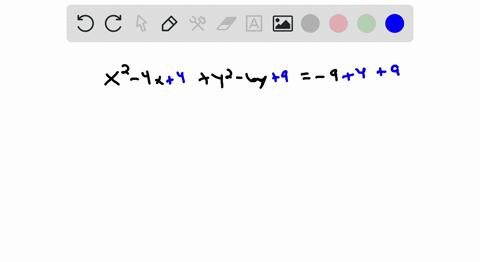 write-the-center-radius-form-of-the-circle-with-the-given-equation-give-the-center-and-radius-and-gr