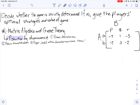 decide-whether-the-game-is-strictly-determined-if-it-is-give-the-playersoptimal-pure-strategies-an-4