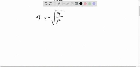 a-nylon-guitar-string-has-a-linear-mass-density-of-716-mathrmg-mathrmm-and-is-under-a-tension-of-152