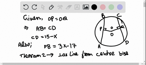 in-circle-mathrmo-mathrmpb3-mathrmx-17-mathrmcd15-x-and-mathrmoqmathrmop3-a-find-ab-b-find-the-radiu