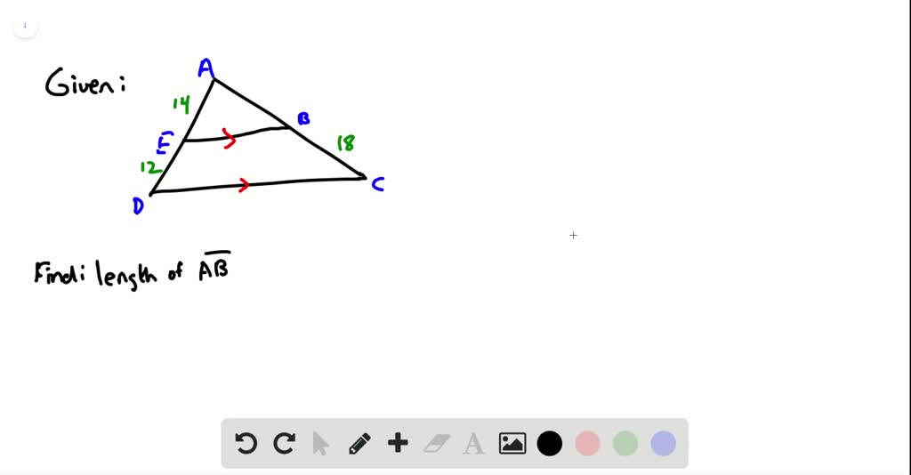 SOLVED:Find the length of AB. (See Example 1.)