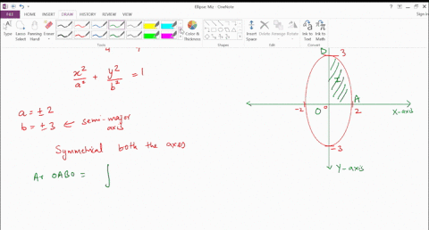 find-the-area-of-the-region-bounded-by-the-ellipse-fracx24fracy291